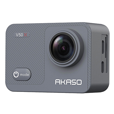 Akaso V50X 4K 30Fps Aksiyon Kamera ve Aksesuar Seti (Akaso Türkiye 2 Yıl Garantili)