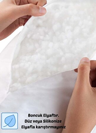 Antialerjik  Antibakteriyal Boncuk silikon Yastık  Diş Kumaş 100% Pamuklu 800 Gr 50x70 Cm Ebatında 