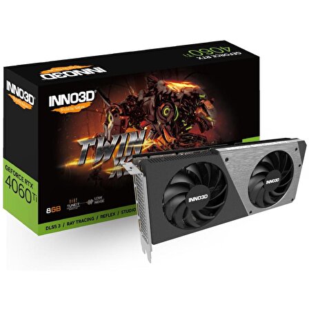 Inno3D RTX4060Ti Twin x2 8GB 128Bit GDDR6 (N406T2-08D6-171153N)