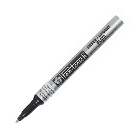 Pen-touch Marker Kalem 2mm (Medium) Gümüş