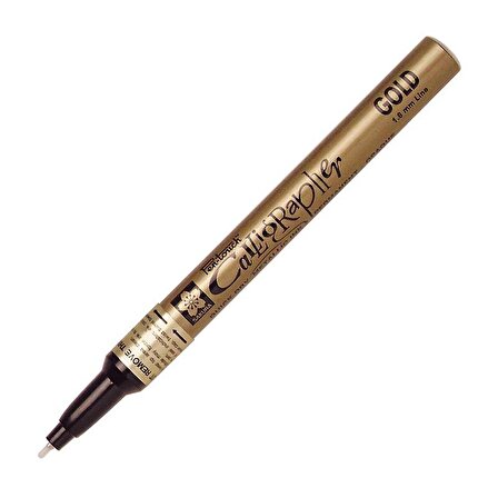 Sakura Pen Touch Calligrapher Kaligrafi Kalemi Fine Gold 1.8mm