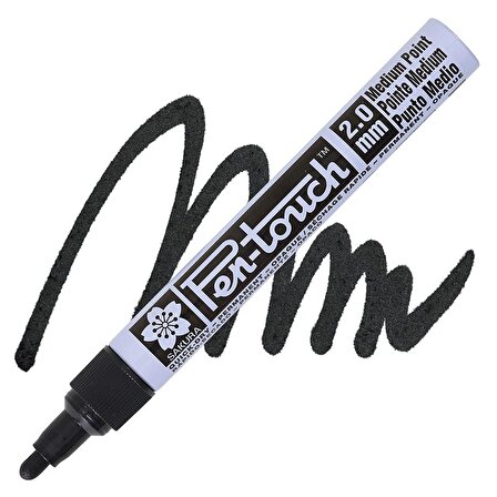 Sakura Pen-touch Marker Kalem 2mm (Medium) Siyah
