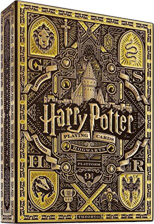 Theory11 Harry Potter Yellow Sarı Hufflepuff Oyun Kağıdı Kartı Kartları Destesi Koleksiyonluk