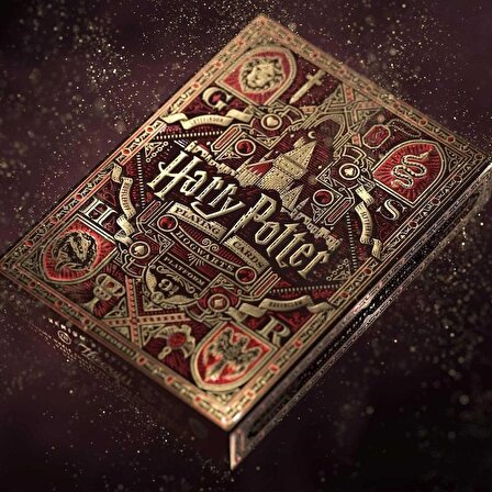 Theory11 Harry Potter Red Gryffindor Oyun Kağıdı Kartı Kartları Destesi Koleksiyonluk