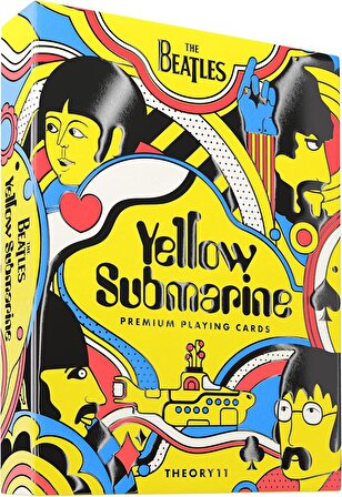 Theory11 The Beatles Yellow Submarine Special Edition Oyun Kağıdı Kartı Kartları Destesi