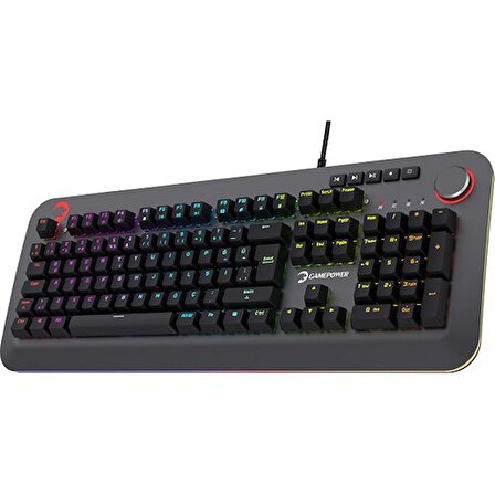GamePower StarsCream RGB Red Switch Türkçe Gaming Klavye