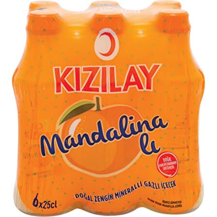 Kızılay Premium Mandalinalı Maden Suyu 250 ml x 24 Adet