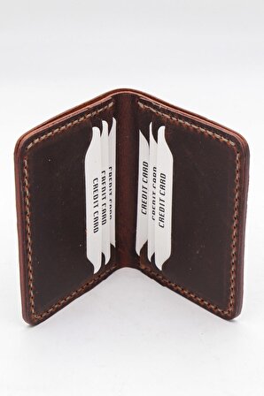 Bi.Te Rich Erkek Deri Cüzdan Kahverengi C101 - El Yapımı (Handmade)