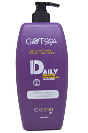 Got style Daily shampoo with Argan oil And protin 1000 ml