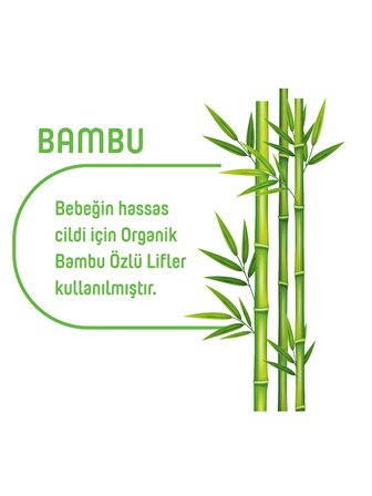 Pure Baby Organik Bambu Özlü Islak Havlu 12×90 (1080 Yaprak)