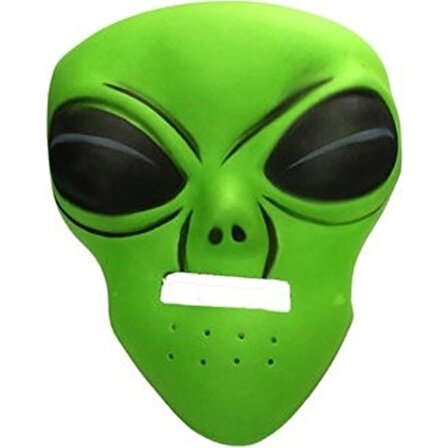 himarry Ghoulish Productions Green Alien Mask 45x30 cm ( UZAYLI )