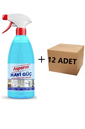 Asperox Mavi Güç Ultra Kireç Ve Pas Sökücü 12 Adet X1000 ml 08697713936478