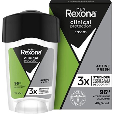 Rexona Krem Deodorant Clinical Protection Active Fresh Men 45 ml