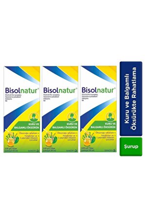 Bisolnatur Bal İçeren Şurup 128 Gr-3 ADET-SKT:03/2026