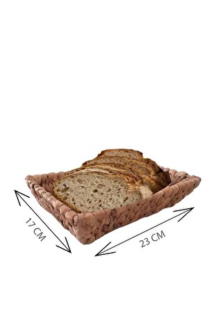 Ekmek Sepeti Hasır Örgülü Ekmeklik