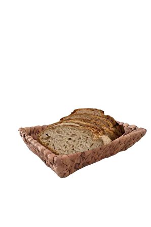 Ekmek Sepeti Hasır Örgülü Ekmeklik