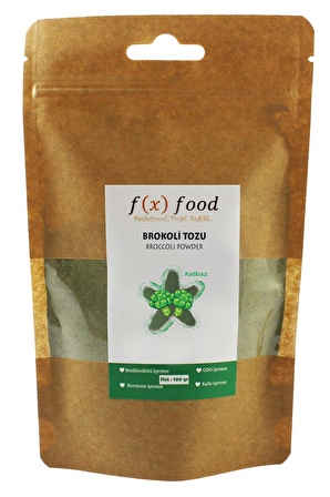 Fx Food Brokoli Tozu Katkısız 100 Gr