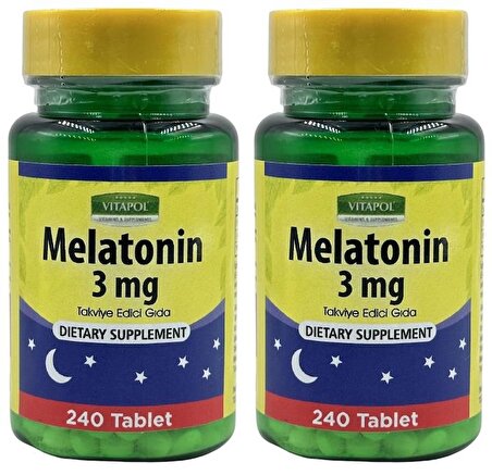 Vitapol Melatonin 3 Mg 2x240 Tablet