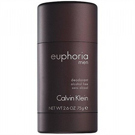 Calvin Klein Euphoria Pudrasız Leke Yapmayan Erkek Stick Deodorant 75 gr