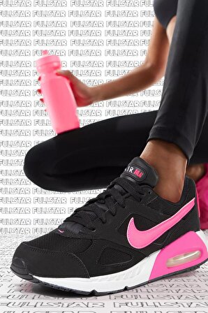 Nike Air Max ivo Women GS Sneaker Black Günlük Kadın Spor Ayakkabı Siyah Pembe