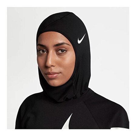 Nike Pro Hijab 2.0 Sporcu Başörtüsü M/L Siyah N.000.3533.010.ML