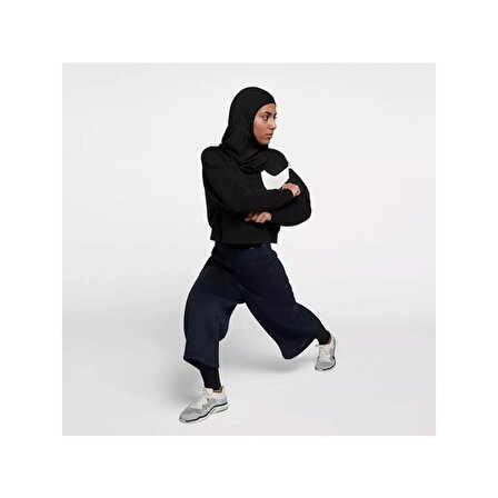 Nike Pro Hijab 2.0 Sporcu Başörtüsü M/L Siyah N.000.3533.010.ML