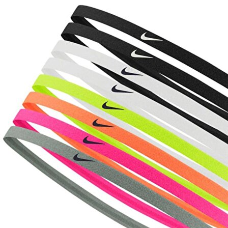 Nike Skinny Headbands 8 PK Sporcu Saç Bandı N.000.2547.909.OS