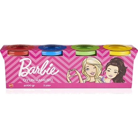 Barbie Oyun Hamuru 4'lü Paket
