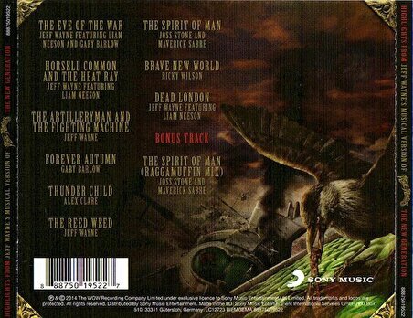 Jeff Wayne – Highlights From Jeff Wayne's Musical Version Of The War Of The Worlds CD