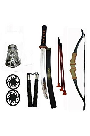 Zeon Oyuncak Savaşçı Oklu Ninja Kılıç Seti 10 Parça