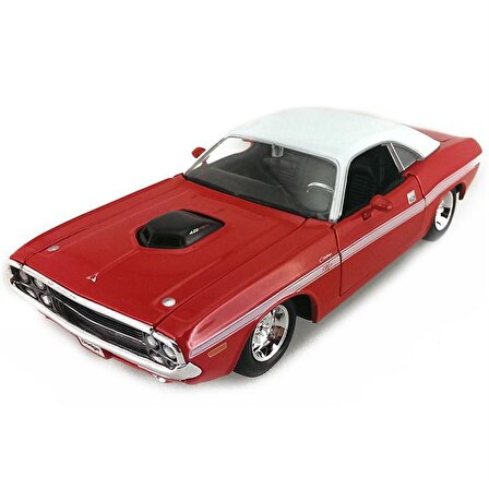 Maisto 1:24 1970 Dodge Challenger R/T Coupe Model Araba - Kırmızı