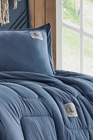 Kapsül Comfort Set Modern Uyku Seti Tek Kişilik Mavi