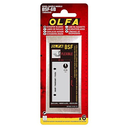 OLFA BSF-6B Kazıma Bıçağı Yedeği (6 lı)