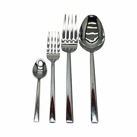 ÖZKAYA METAL KAŞIK ÇATAL SET (24 PARÇA)