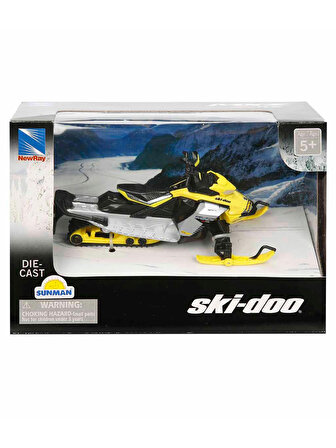Newray 1:20 Ski doo MXZ X-RS Kar Motosikleti Sarı