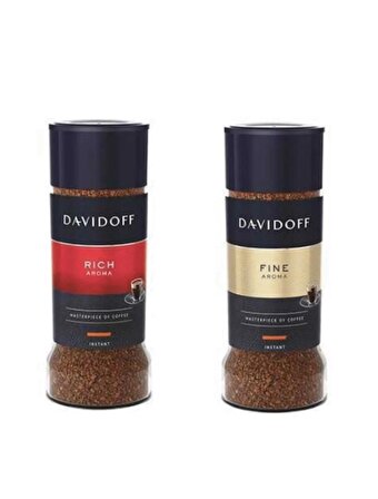 Tchibo Davidoff Rich Aroma 100 gr + Davidoff Fine Aroma 100 gr 2'li Hazır Kahve