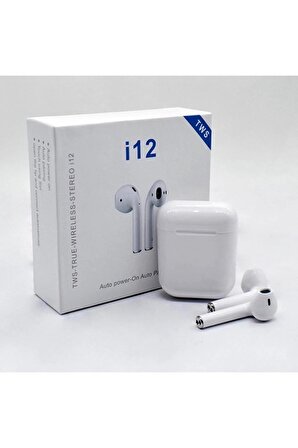 Tws I12 Beyaz Iphone Android Universal Bluetooth Kulaklık Hd Ses Kalitesi Uyumlu 0945347310220