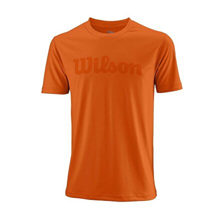 Wilson UWII Script Tech Tee Turuncu Erkek T-Shirt  WRA770301