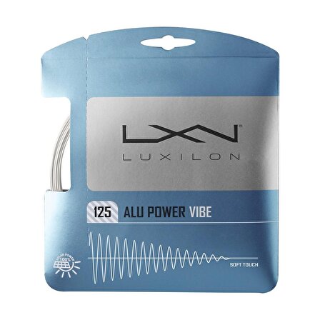 Luxilon Alu Power Vibe 1.25 Beyaz Tekli Kordaj