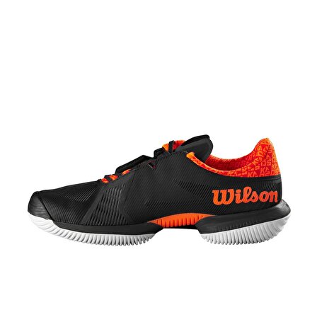 Wilson Kaos Swift 1.5 Siyah/Turuncu Erkek Tenis Ayakkabısı