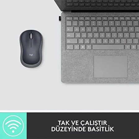 Logitech M185 Kablosuz Mouse Siyah - Gri