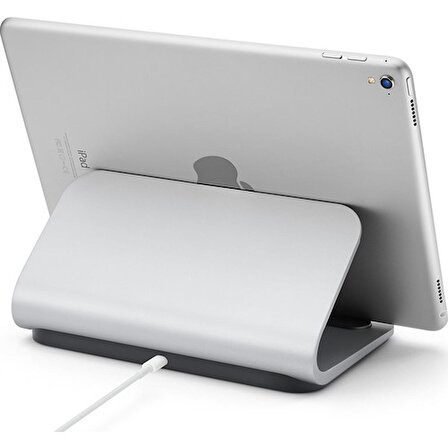 Logitech Base Tablet/iPad Akıllı Şarj Standı - Gri