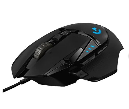 Teşhir Logitech G G502 HERO LIGHTSYNC 25.600 DPI Yüksek Performanslı Kablolu Oyuncu Mouse - Siyah
