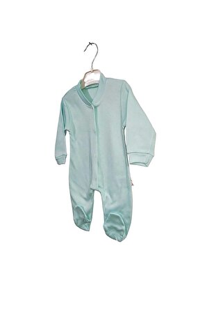 Unisex Yumuşak Dokulu Bebek Yeşil Tulum Erkek & Kız Bebek %100 Pamuk