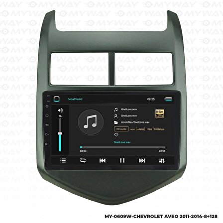 Araç Multimedya Chevrolet Aveo Android 12 Carplay 4Gb Ram + 64Gb Hdd Navigasyon Ekran MYW