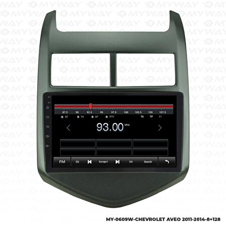 Araç Multimedya Chevrolet Aveo Android 12 Carplay 4Gb Ram + 64Gb Hdd Navigasyon Ekran MYW