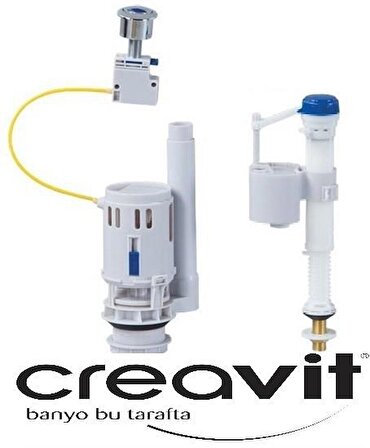 Creavit IT5130 Kablolu Çift Basmalı Klozet İç Takım SÜPER KALİTE