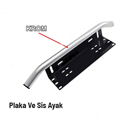 Krom Plaka Koruma Demiri Sis Ayağı 55cmx11cm