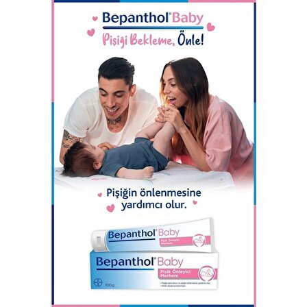 Bepanthol Baby Pişik Önleyici Merhem 100 Gr+Bepanthol Baby Pişik Önleyici Merhem 50 gr