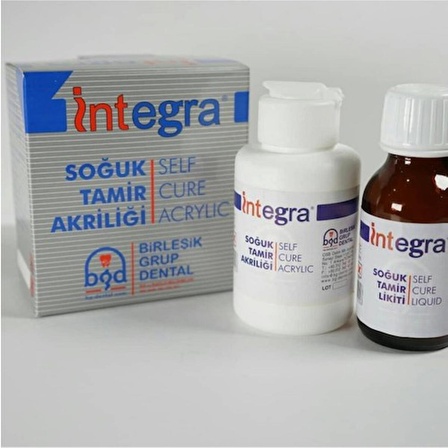 Ankaflex Beyaz Renk Diş Hekimliği Fakültesi Öğrencileri Için Soğuk Tamir Akriliği 80 gr Akrilik 50 ml Likit